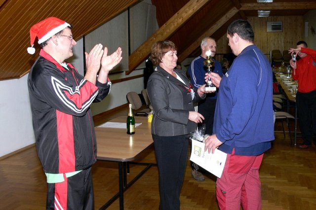 Mikulášsky volejbalový turnaj, Odovzdávanie cien, 11. 12. 2010